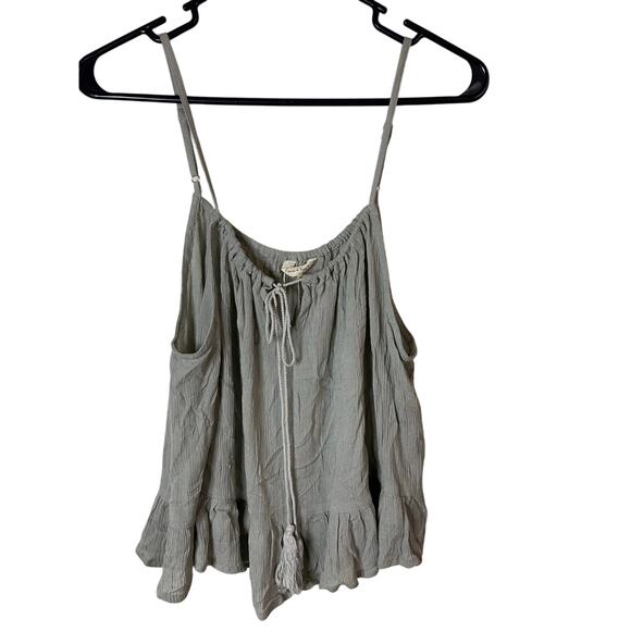 Sim & Sam Women's Gray Sleeveless Top - Picture 1 of 5